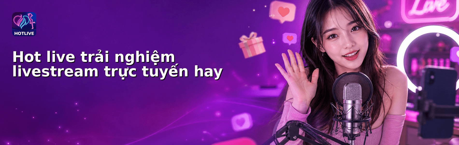 banner hot live trải nghiệm livestream