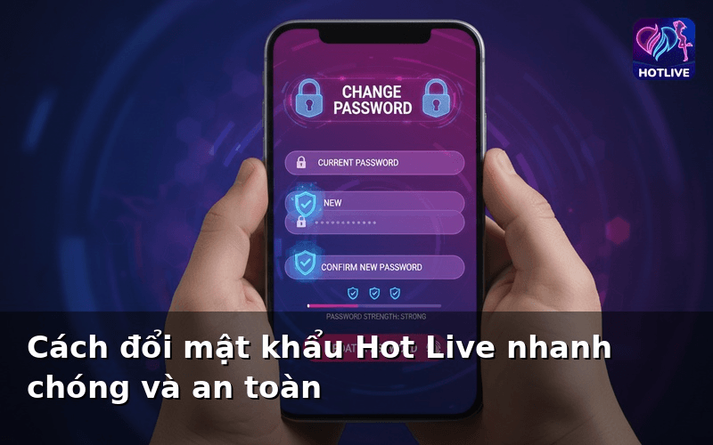 Cách đổi mật khẩu Hot Live nhanh chóng và an toàn