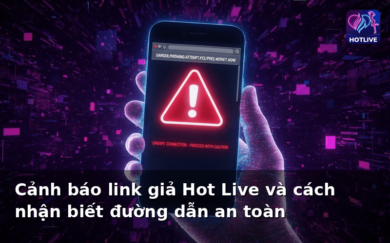 Cảnh báo link giả Hot Live và cách nhận biết đường dẫn an toàn