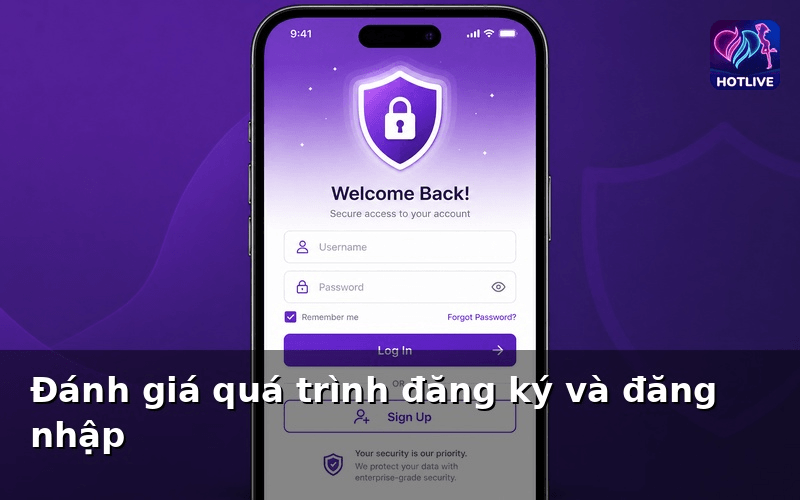 Đánh giá quá trình đăng ký và đăng nhập