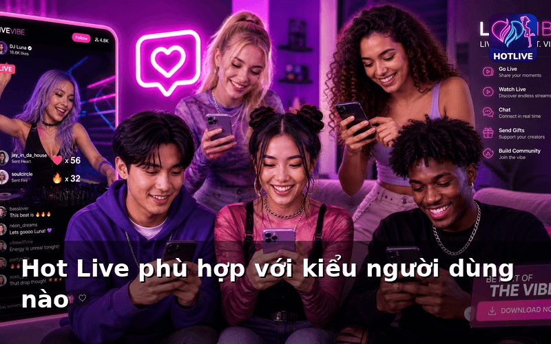 Hot Live phù hợp với kiểu người dùng nào?