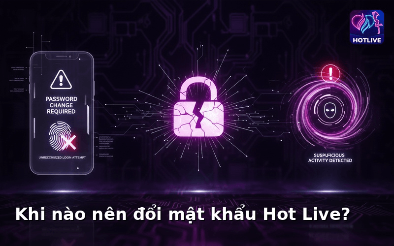 Khi nào nên đổi mật khẩu Hot Live?