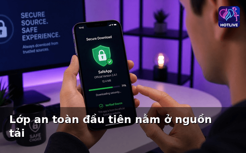 Lớp an toàn đầu tiên nằm ở nguồn tải