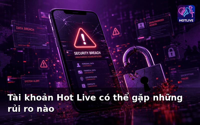 Tài khoản Hot Live có thể gặp những rủi ro nào?