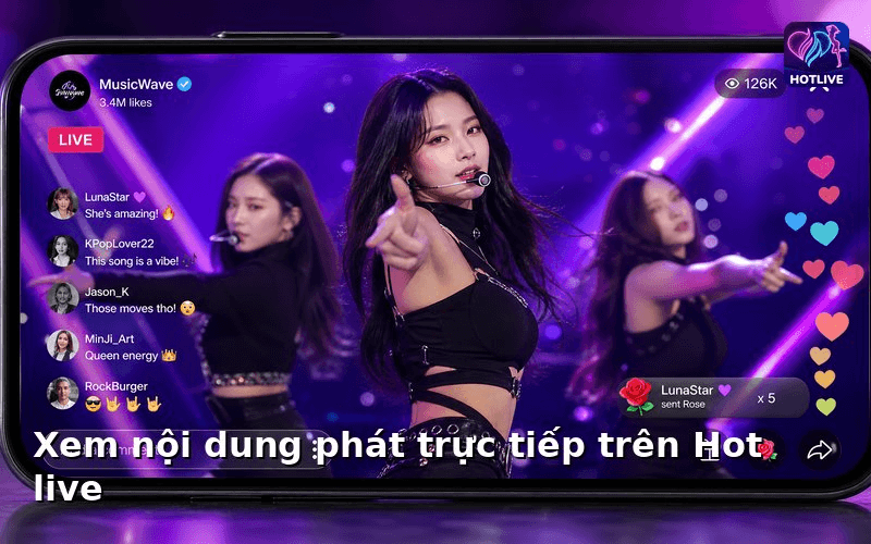 Xem nội dung phát trực tiếp