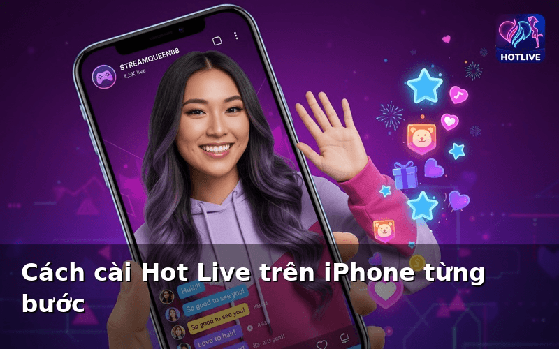Cách cài Hot Live trên iPhone từng bước