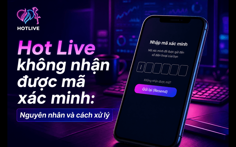 Hot Live không nhận được mã xác minh: Nguyên nhân và cách xử lý