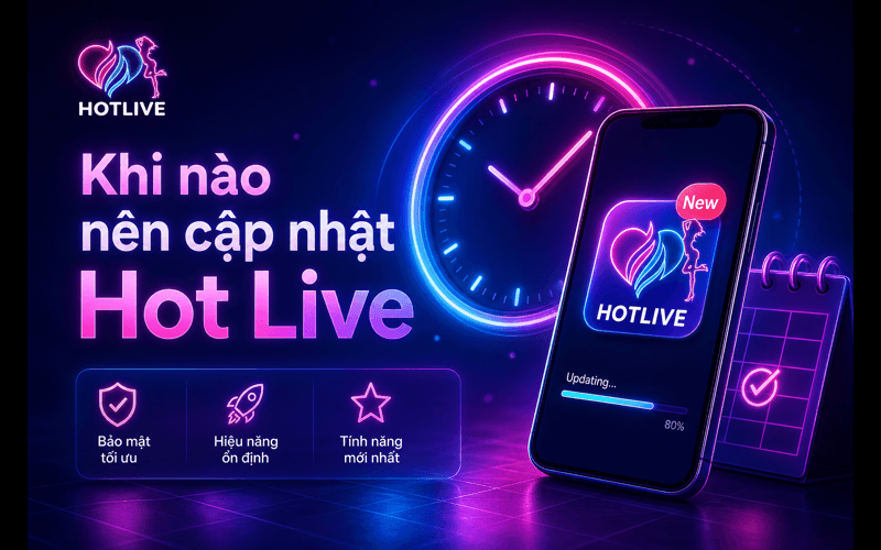 Khi nào nên cập nhật Hot Live?