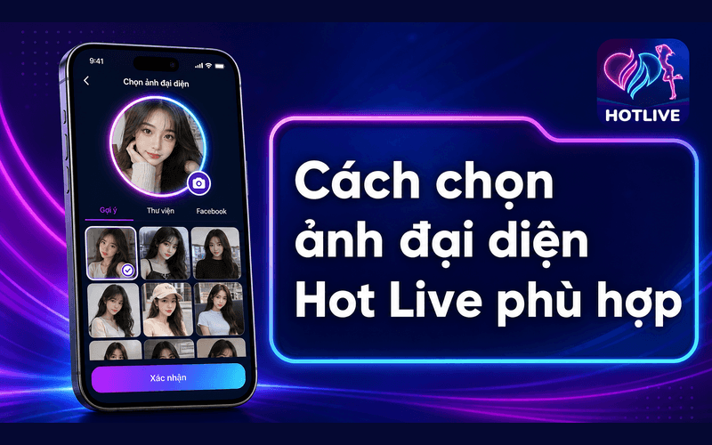 Cách chọn ảnh đại diện Hot Live phù hợp