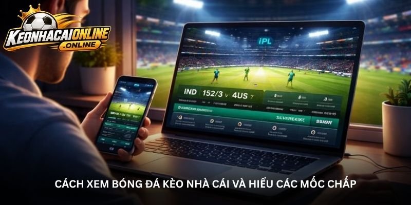 Cách xem bóng đá kèo nhà cái và hiểu các mốc chấp